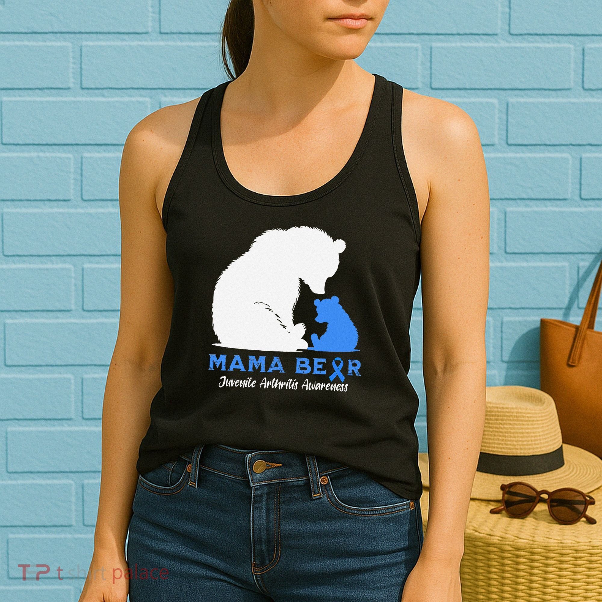 Mama-Bear Juvenile Arthritis Awareness Women's Tank Top