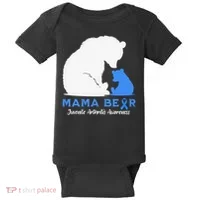 Mama-Bear Juvenile Arthritis Awareness Baby Bodysuit thumb 0