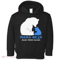Mama-Bear Juvenile Arthritis Awareness Toddler Hoodie thumb 0