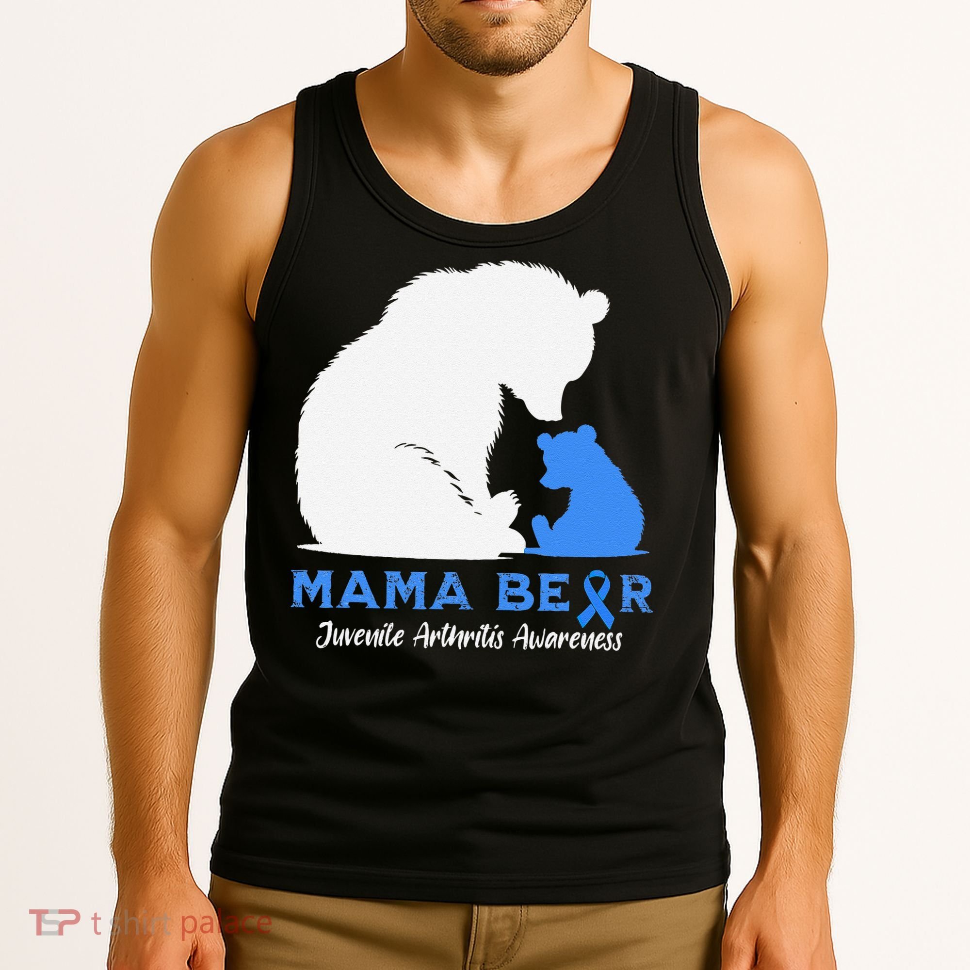 Mama-Bear Juvenile Arthritis Awareness Tank Top