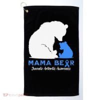 Mama-Bear Juvenile Arthritis Awareness Golf Towel thumb 0