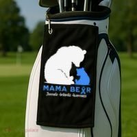 Mama-Bear Juvenile Arthritis Awareness Golf Towel thumb 2