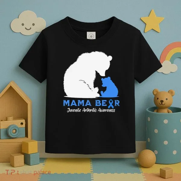 Mama-Bear Juvenile Arthritis Awareness Toddler T-Shirt