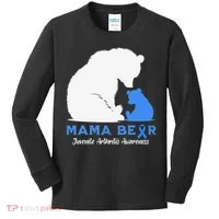 Mama-Bear Juvenile Arthritis Awareness Kids Long Sleeve Shirt thumb 0