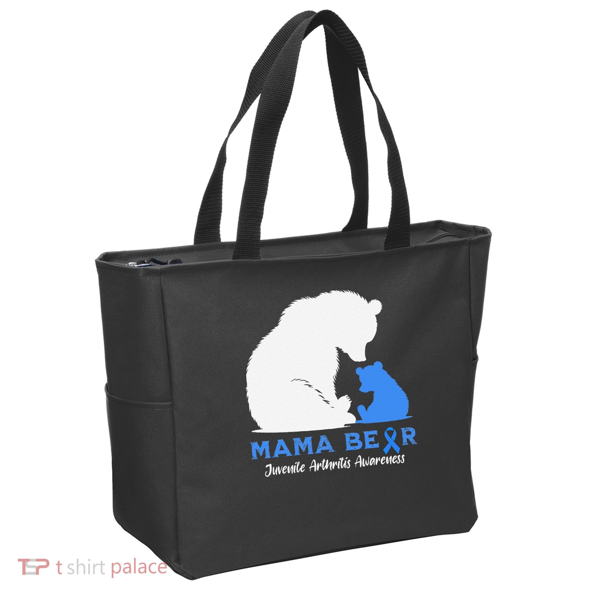 Mama-Bear Juvenile Arthritis Awareness Tote Bag