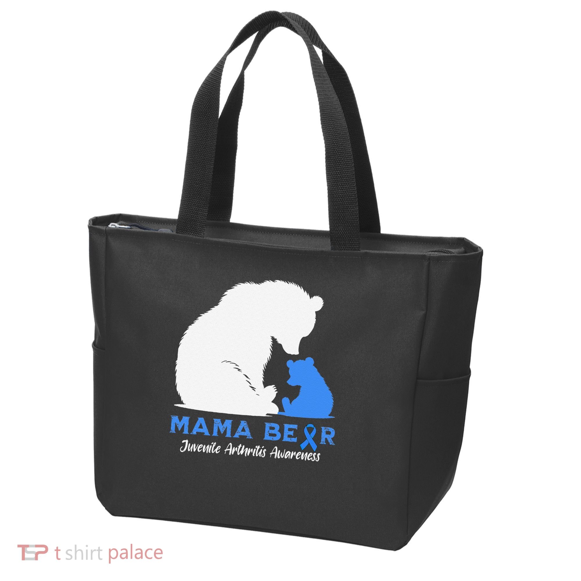 Mama-Bear Juvenile Arthritis Awareness Tote Bag