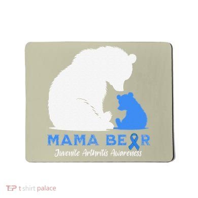 Mama-Bear Juvenile Arthritis Awareness Mousepad