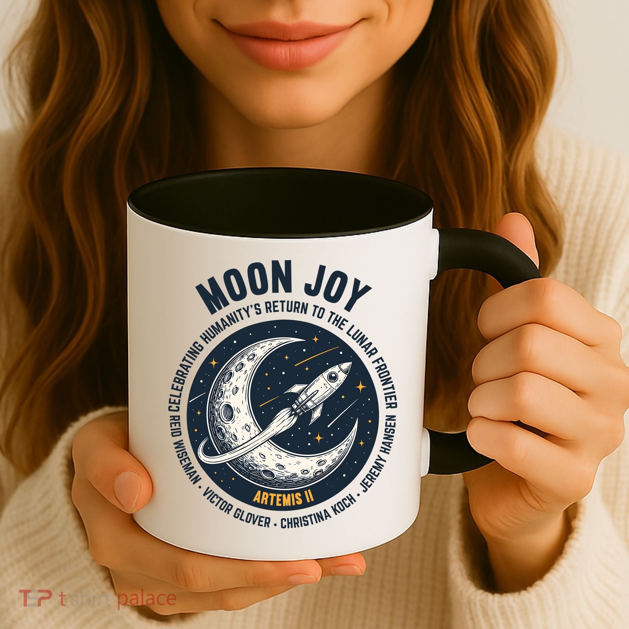 Moon Joy Artemis II Coffee Mug