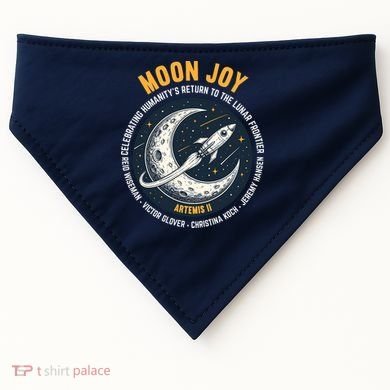 Moon Joy Artemis II USA-Made Doggie Bandana