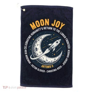 Moon Joy Artemis II Golf Towel