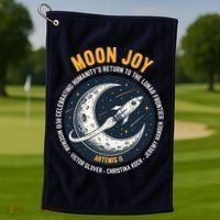 Moon Joy Artemis II Golf Towel thumb 1