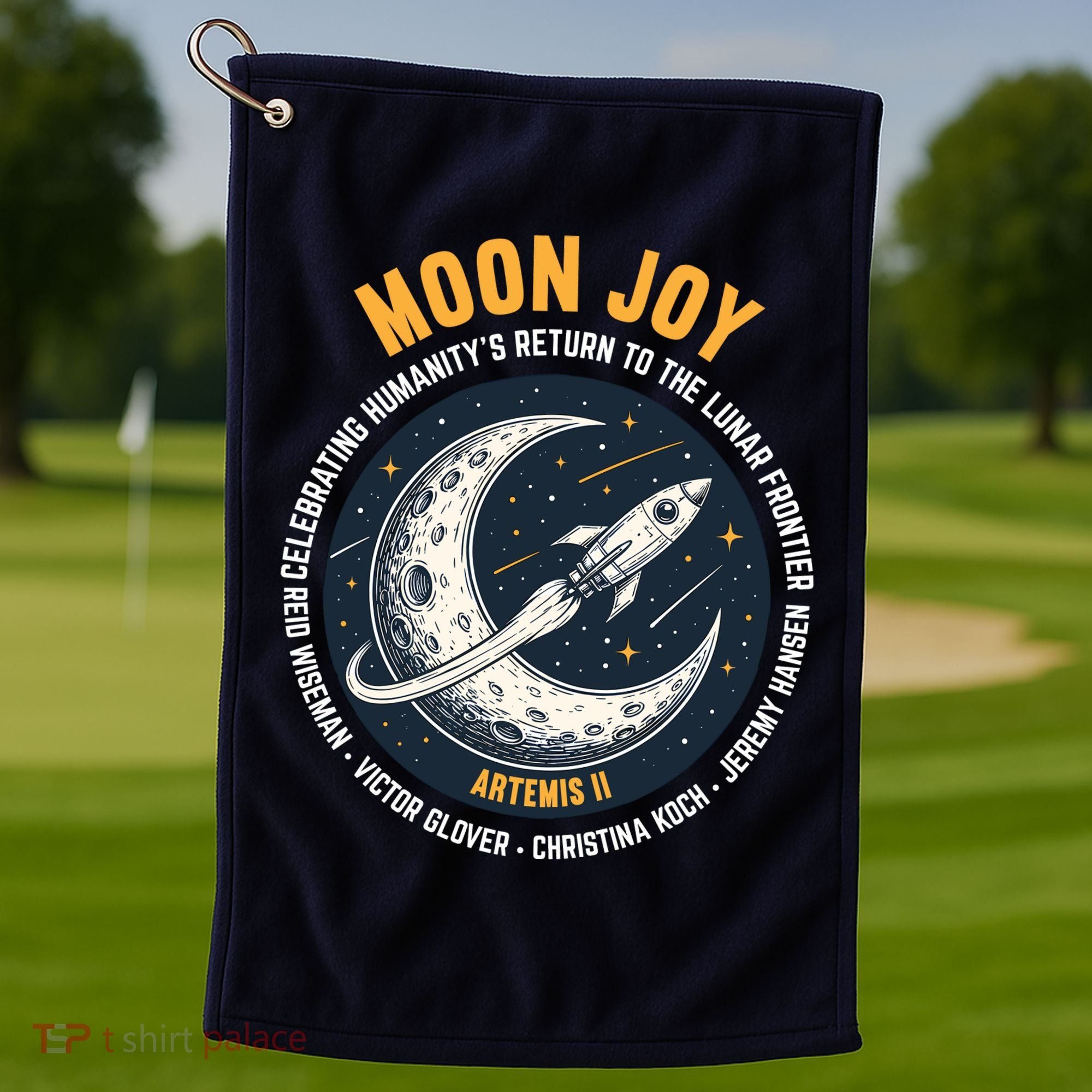 Moon Joy Artemis II Golf Towel