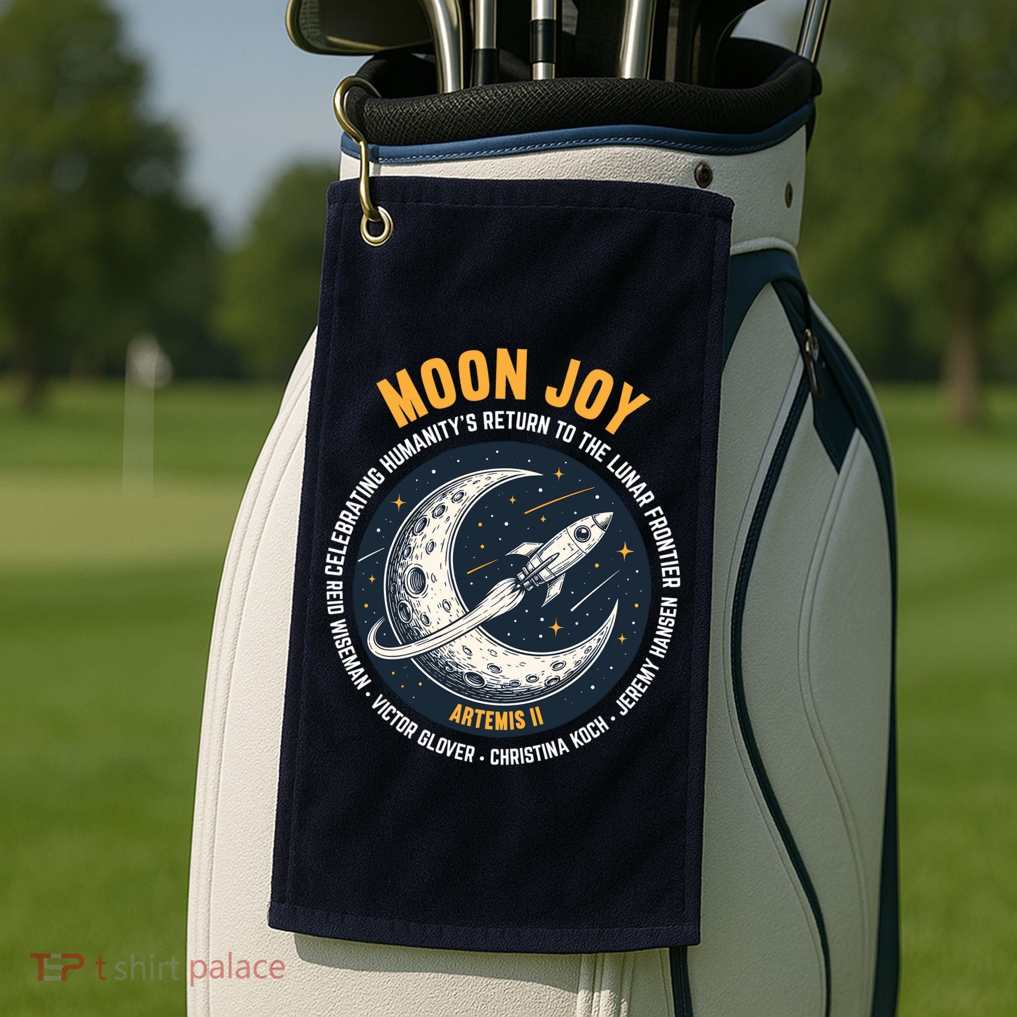 Moon Joy Artemis II Golf Towel