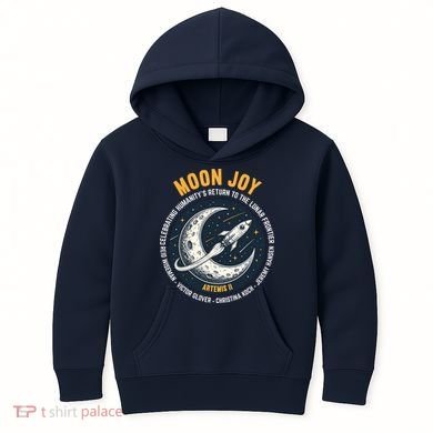 Moon Joy Artemis II Kids Hoodie