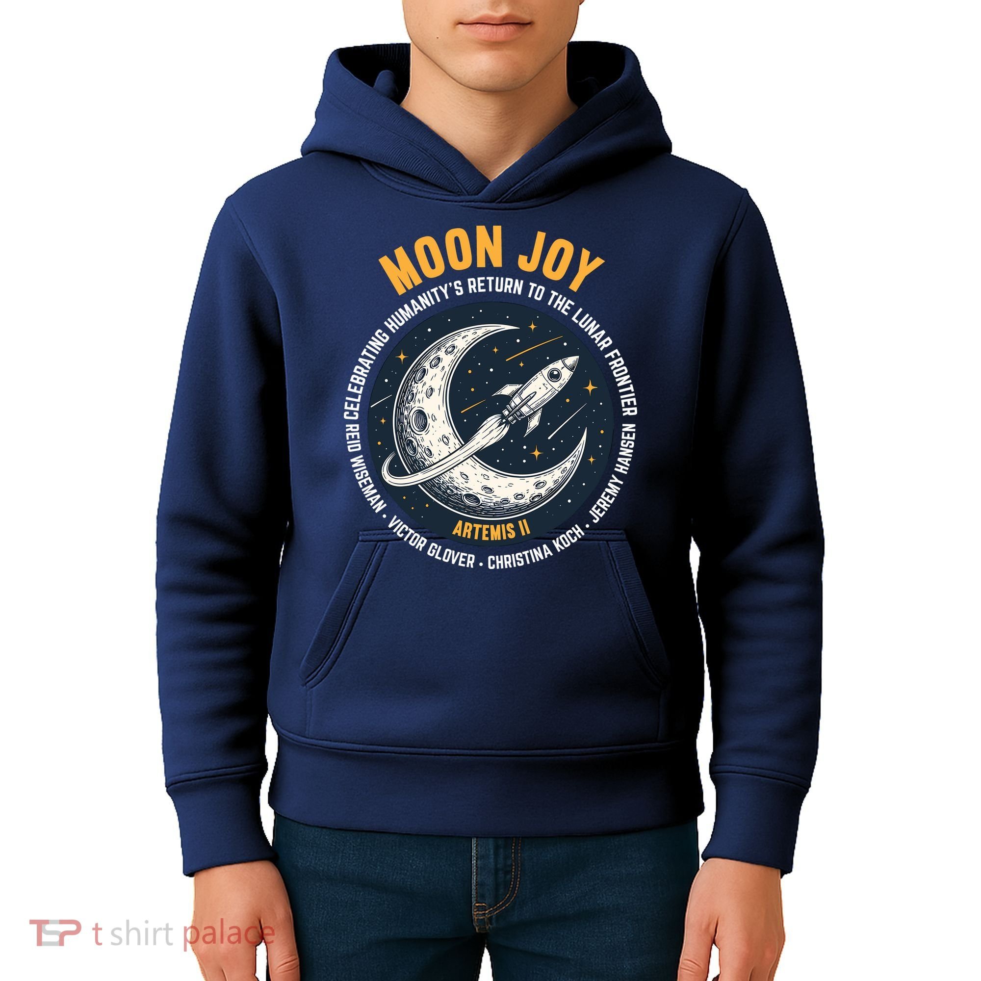 Moon Joy Artemis II Kids Hoodie