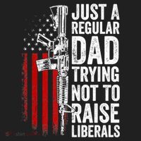Mens Just A Regular Dad Trying Not To Raise Liberals Hat thumb 2