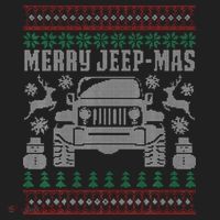 merry jeepmas buffalo plaid christmas xmas Beanie thumb 2