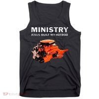 Ministry Jesus Built My Hotrod Tank Top thumb 0
