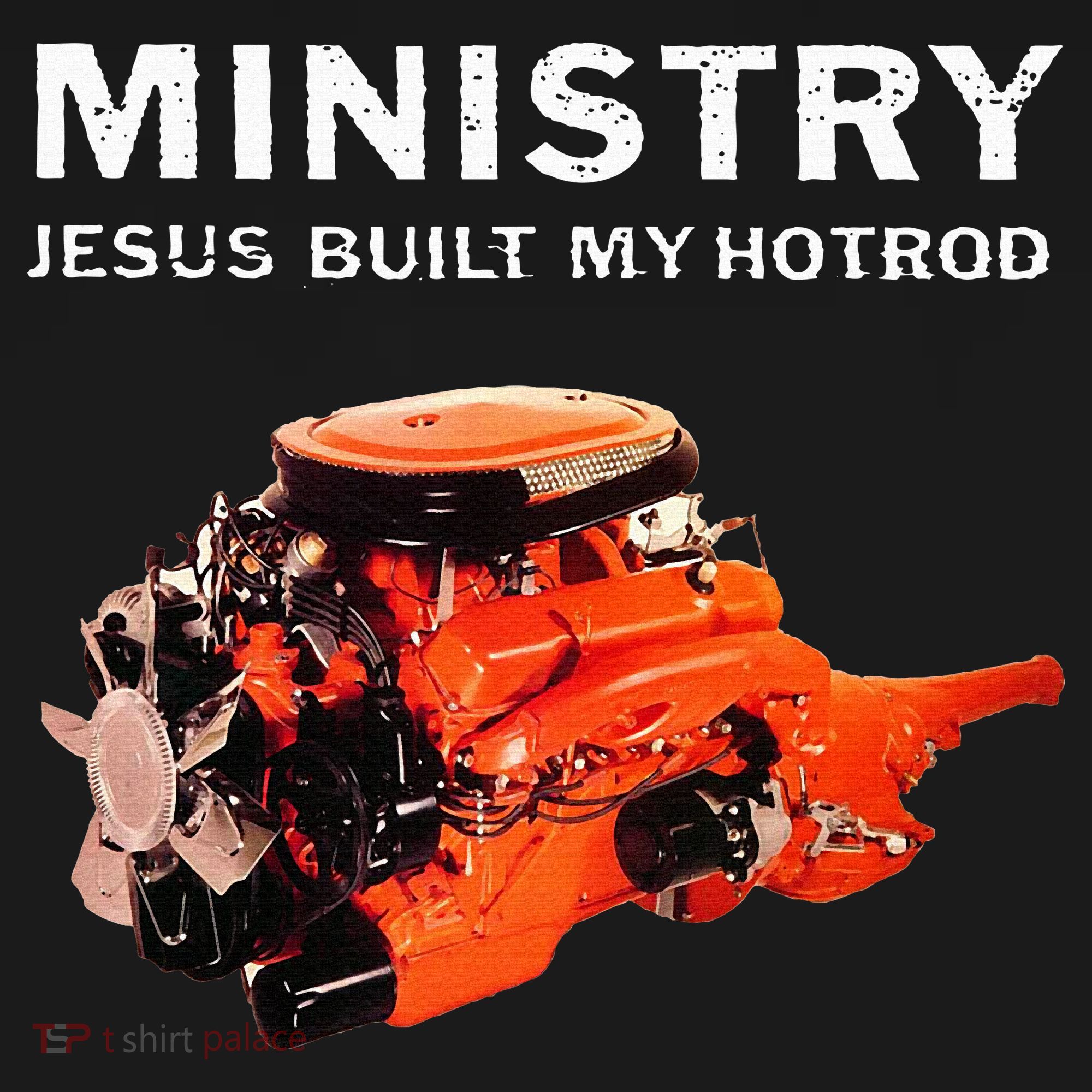 Ministry Jesus Built My Hotrod Tank Top