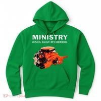 Ministry Jesus Built My Hotrod Hoodie thumb 0