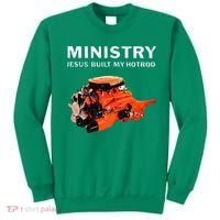 Ministry Jesus Built My Hotrod Sweatshirt thumb 0