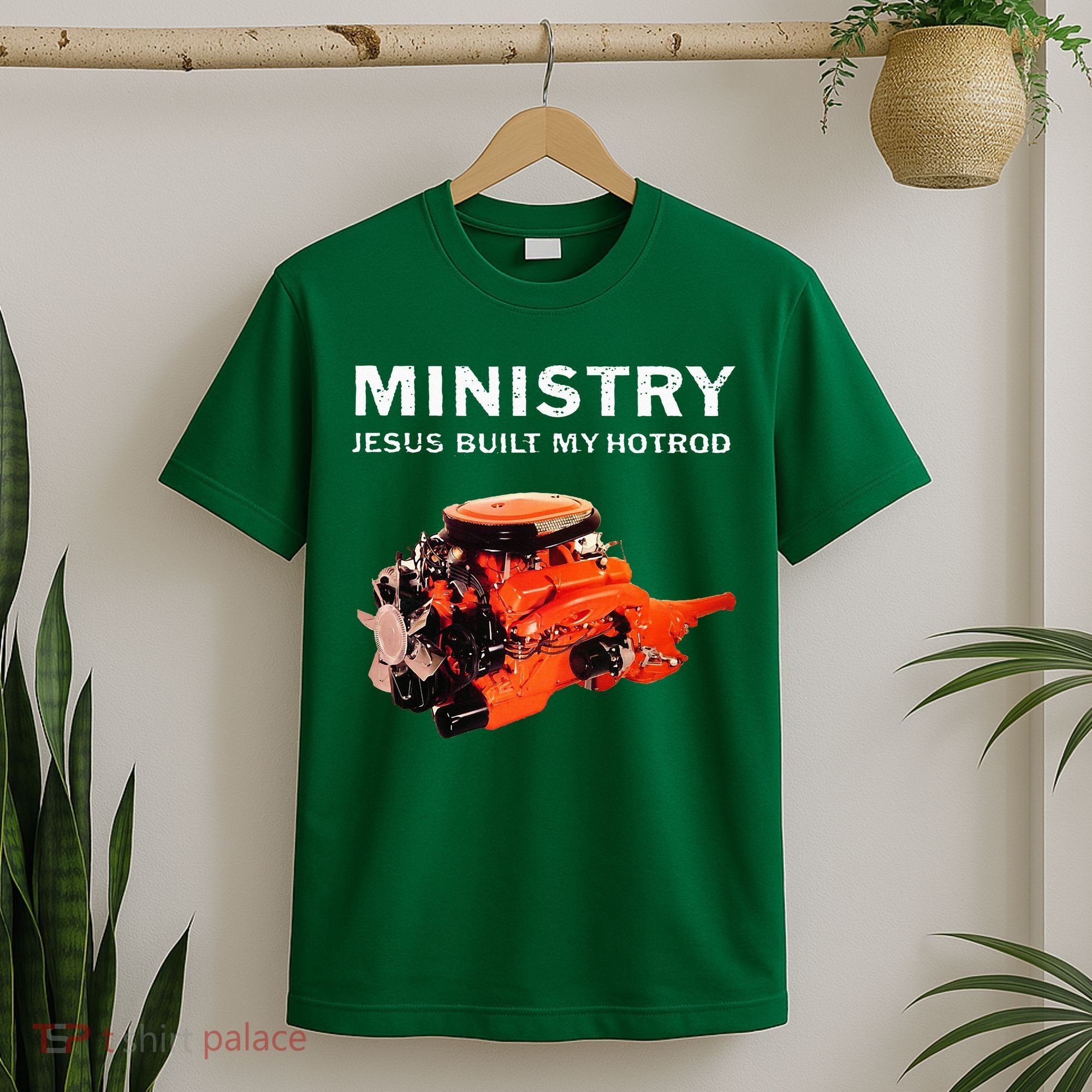 Ministry Jesus Built My Hotrod T-Shirt