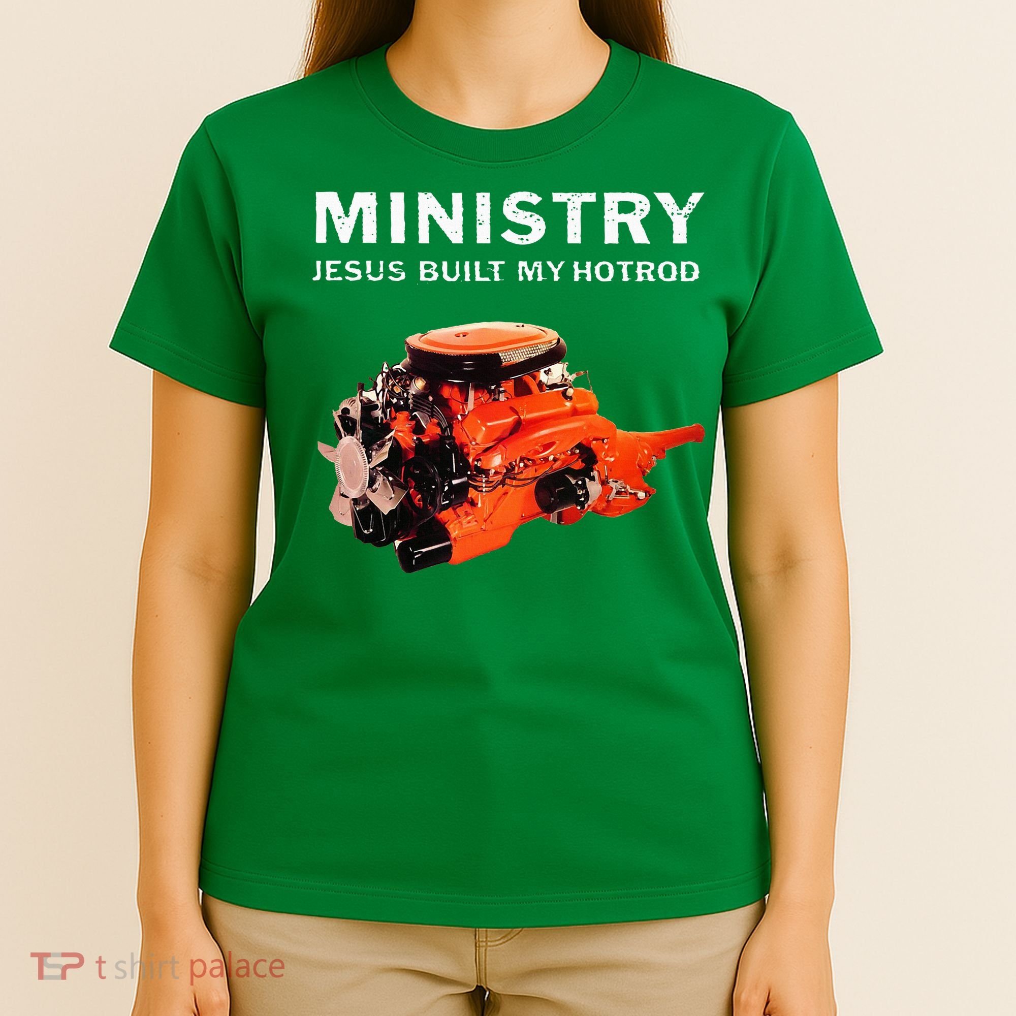 Ministry Jesus Built My Hotrod T-Shirt