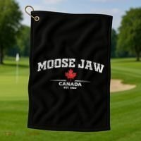 Moose Jaw Canada Golf Towel thumb 1