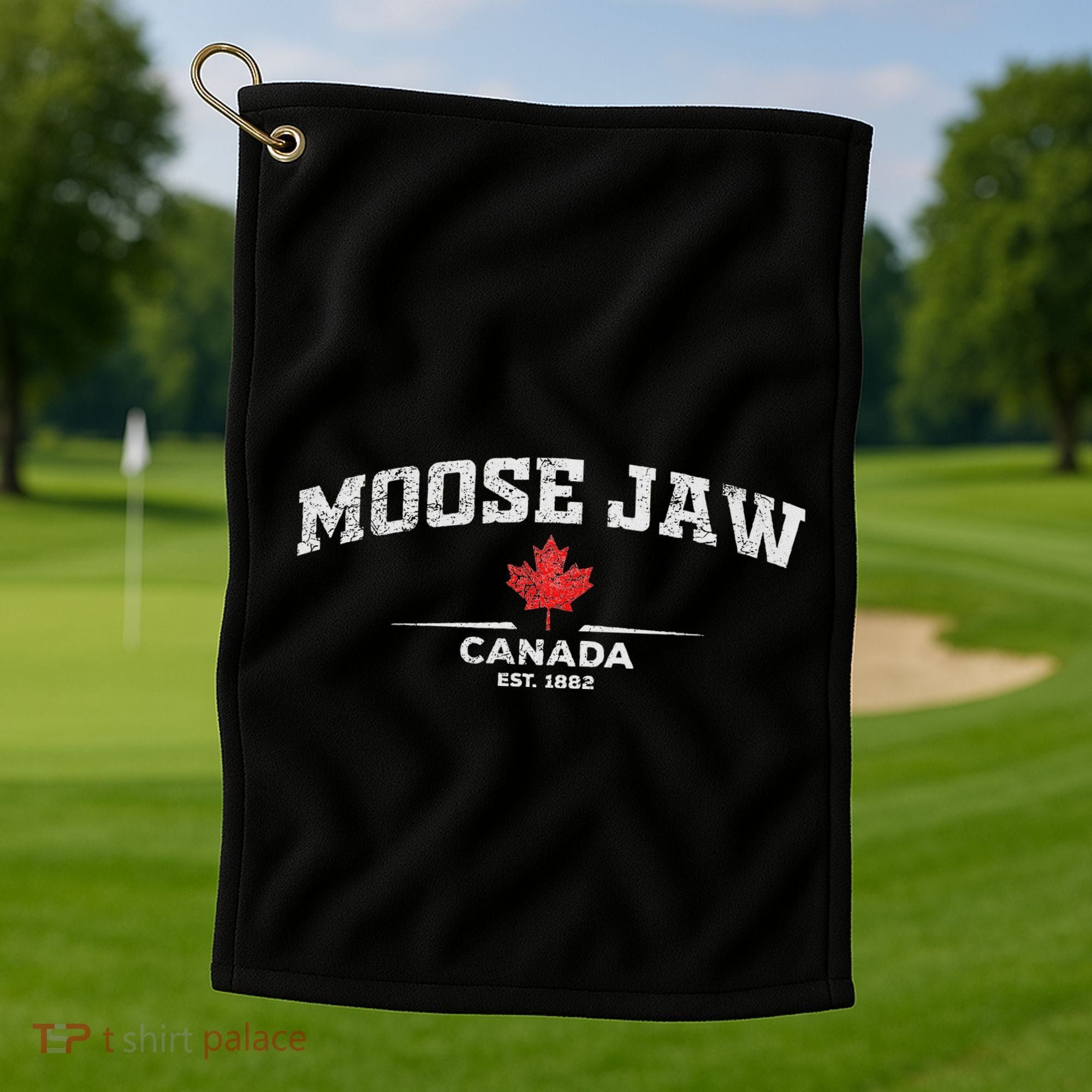 Moose Jaw Canada Golf Towel