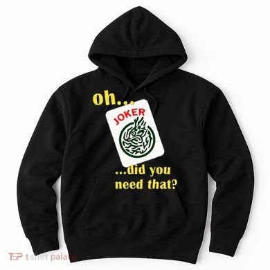 Mahjong Joker Designs Hoodie