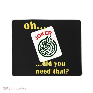 Mahjong Joker Designs Mousepad