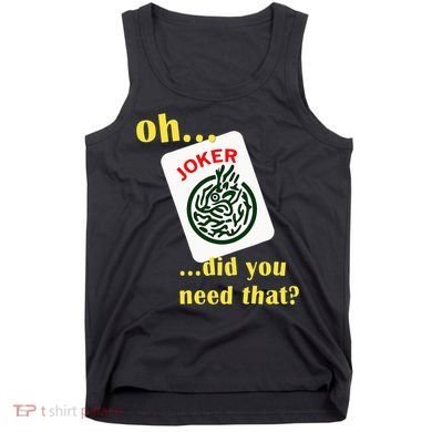 Mahjong Joker Designs Tank Top