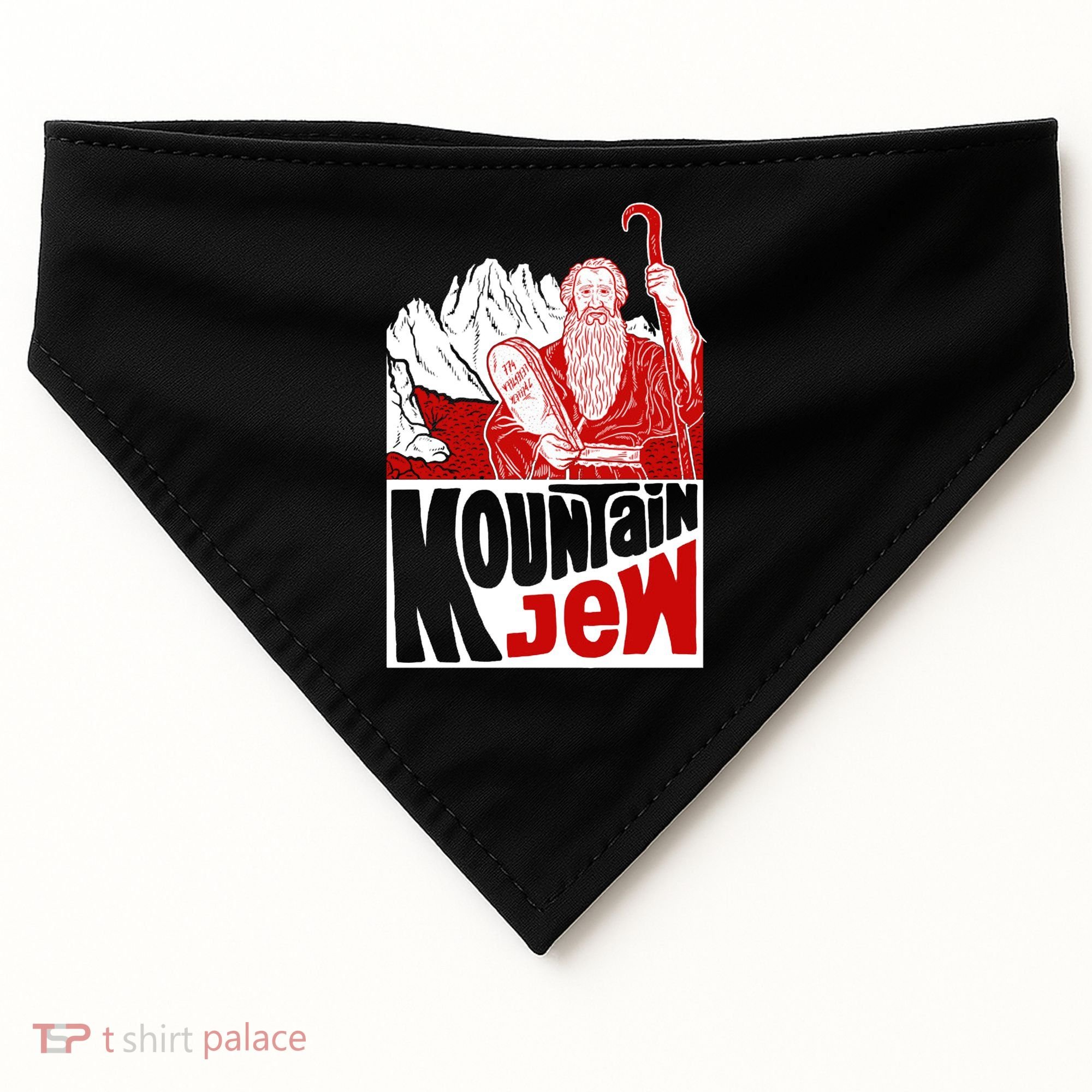 Mountain Jew Funny USA-Made Doggie Bandana