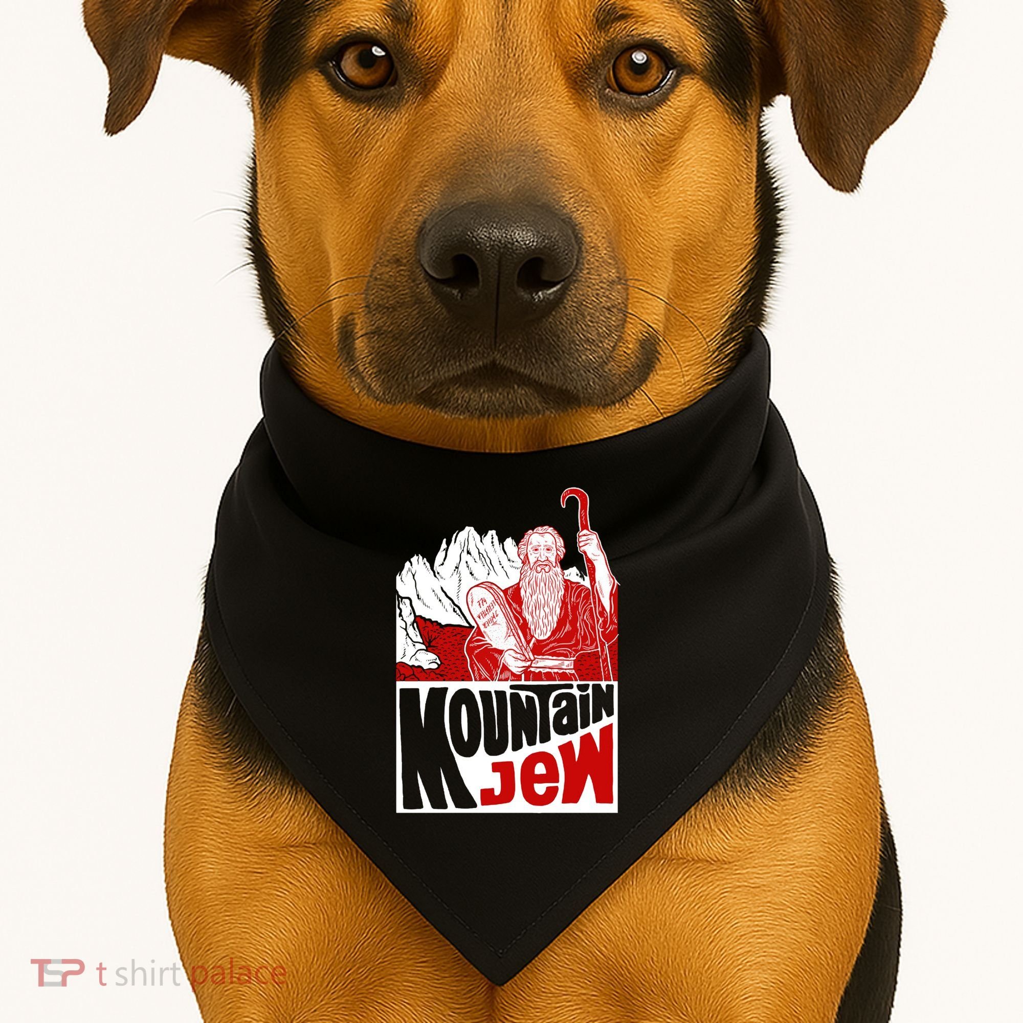 Mountain Jew Funny USA-Made Doggie Bandana
