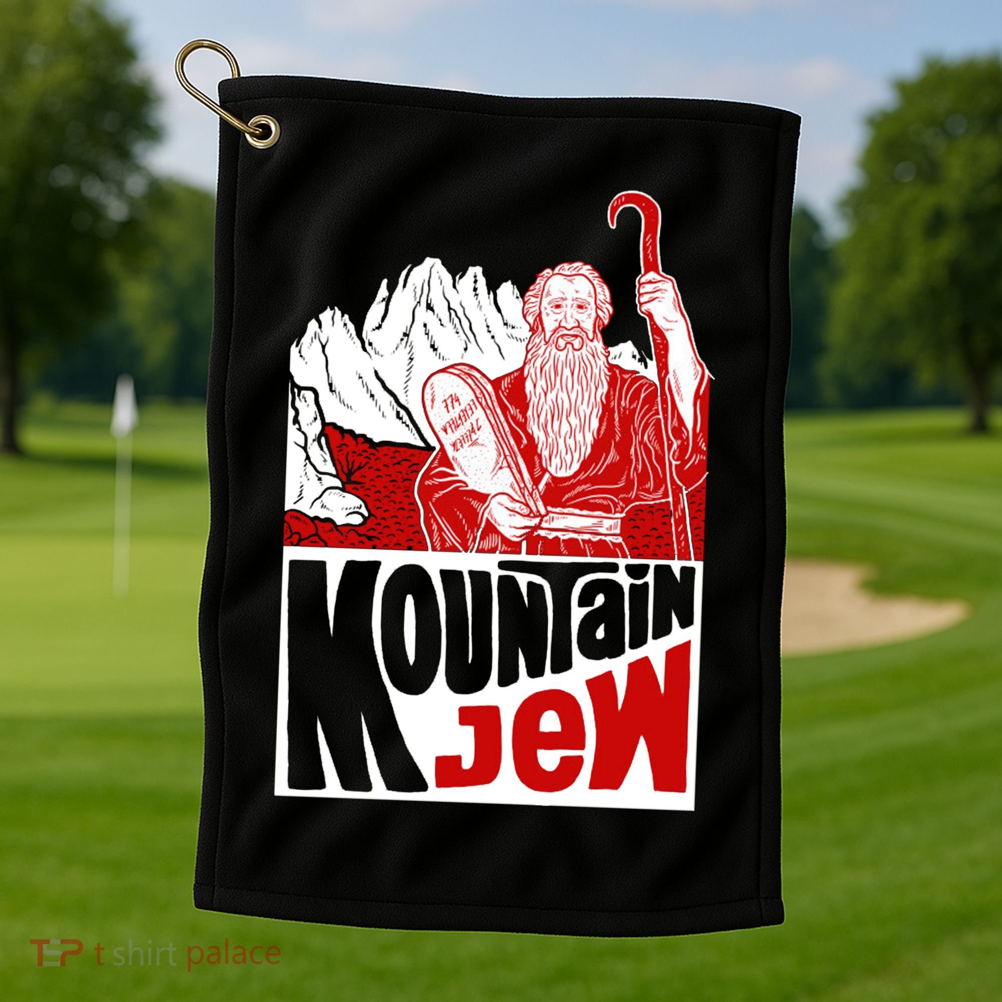 Mountain Jew Funny Golf Towel