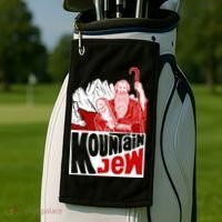 Mountain Jew Funny Golf Towel thumb 2