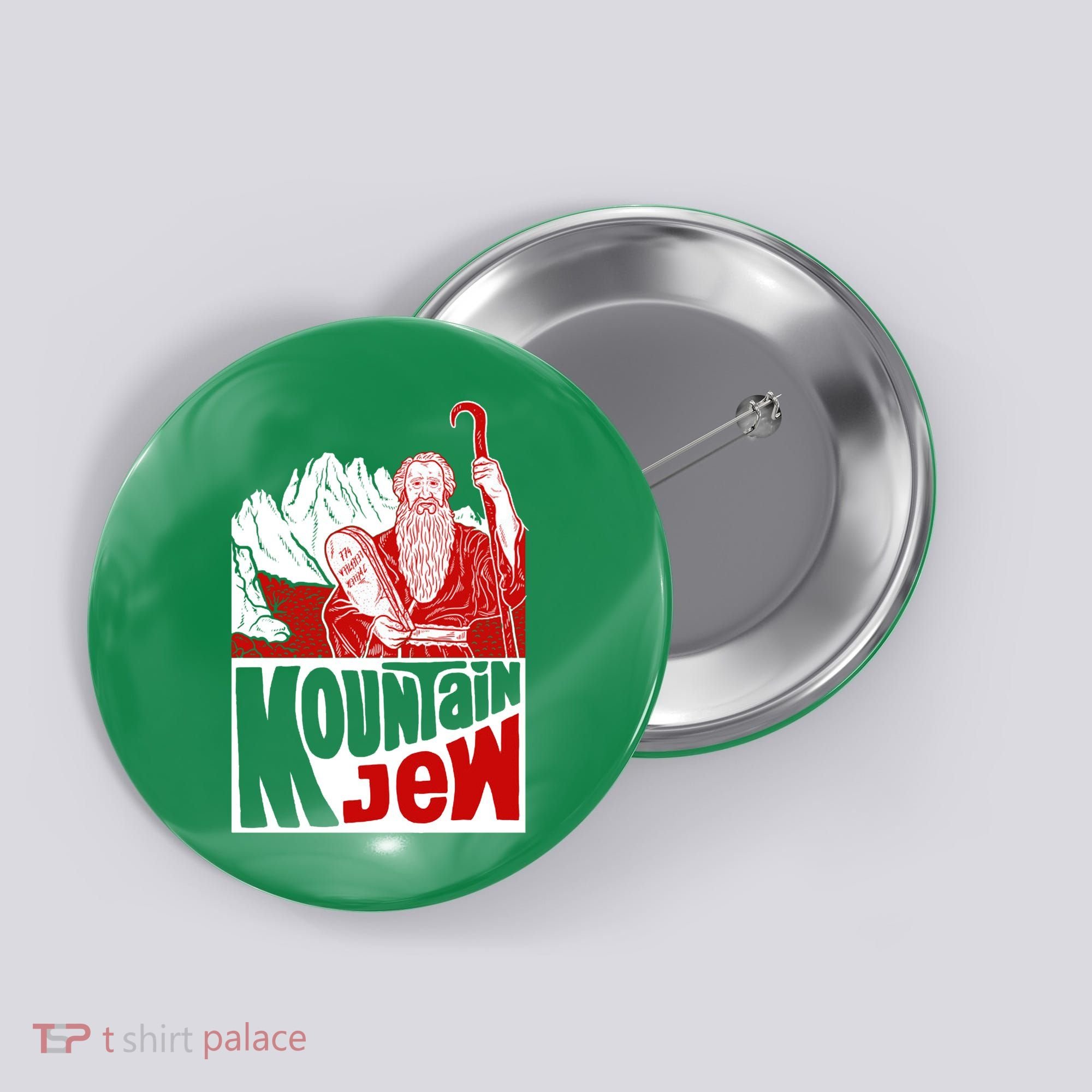 Mountain Jew Funny Button