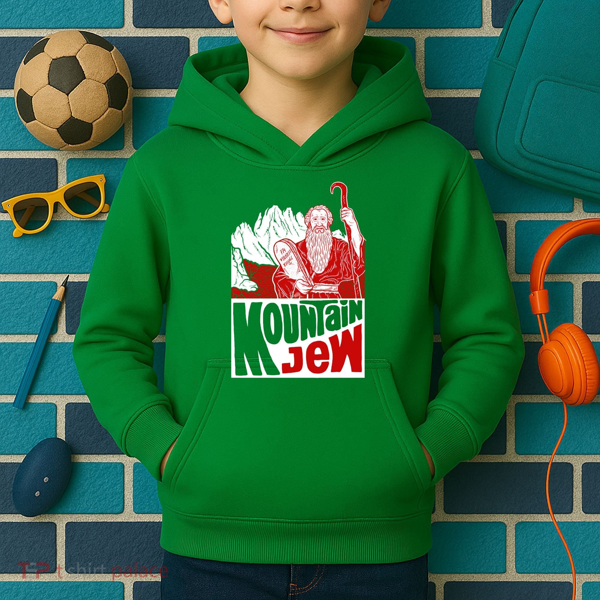 Mountain Jew Funny Kids Hoodie