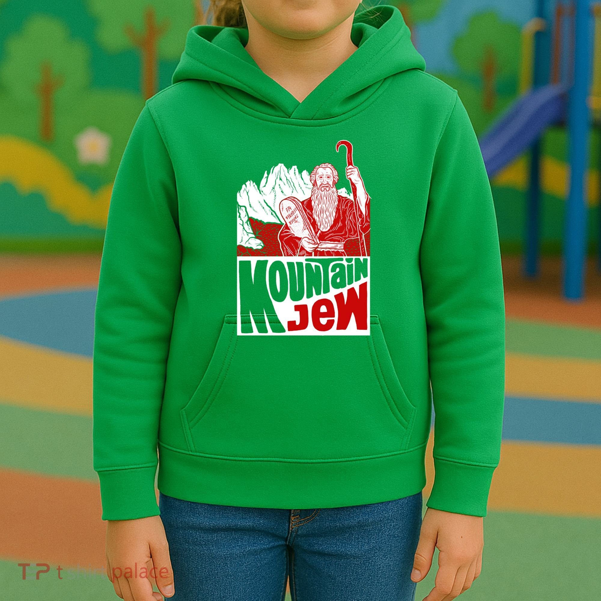 Mountain Jew Funny Kids Hoodie