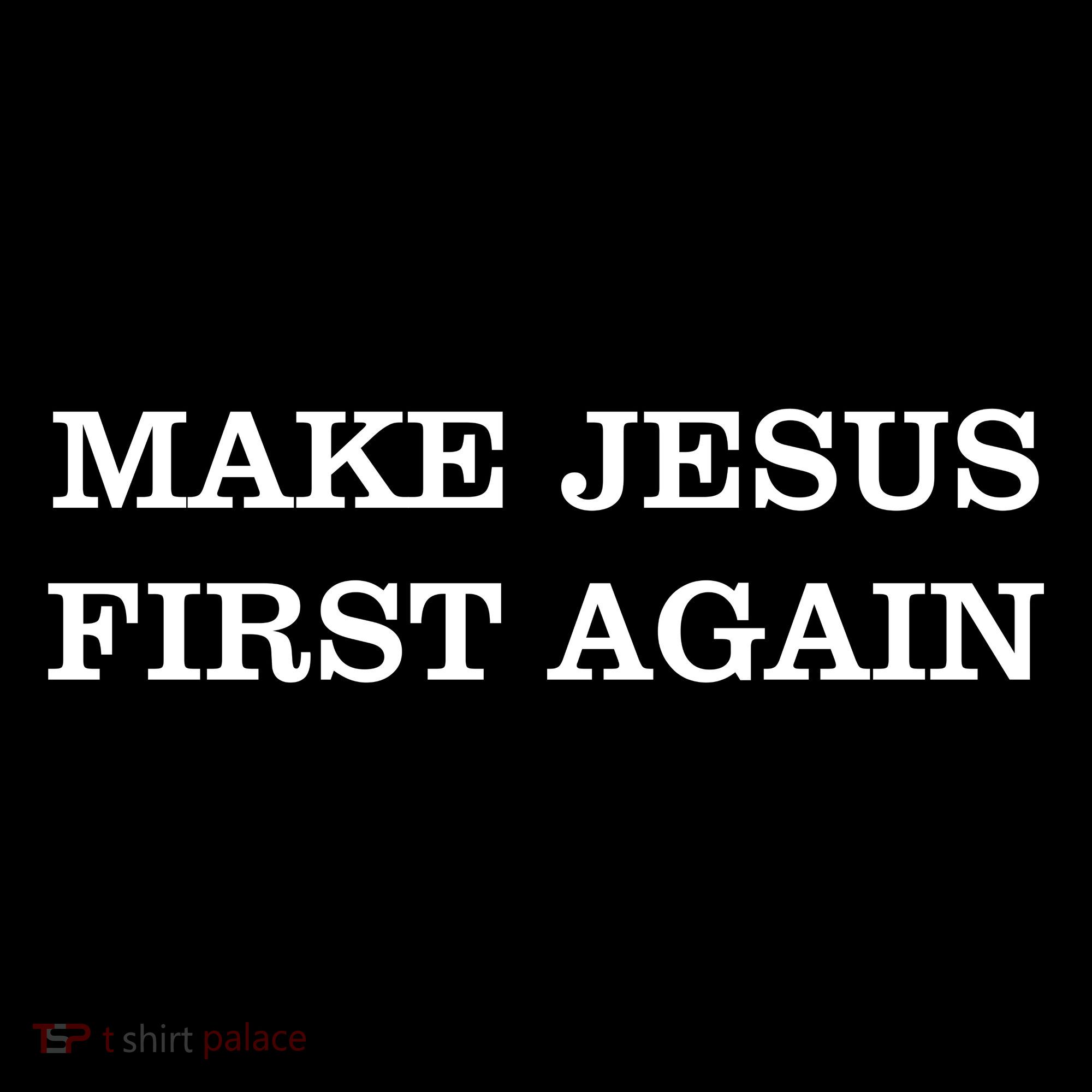 Make Jesus First Again Christian Catholic Faith Bucket Hat