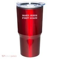 Make Jesus First Again Christian Catholic Faith Tumbler thumb 0