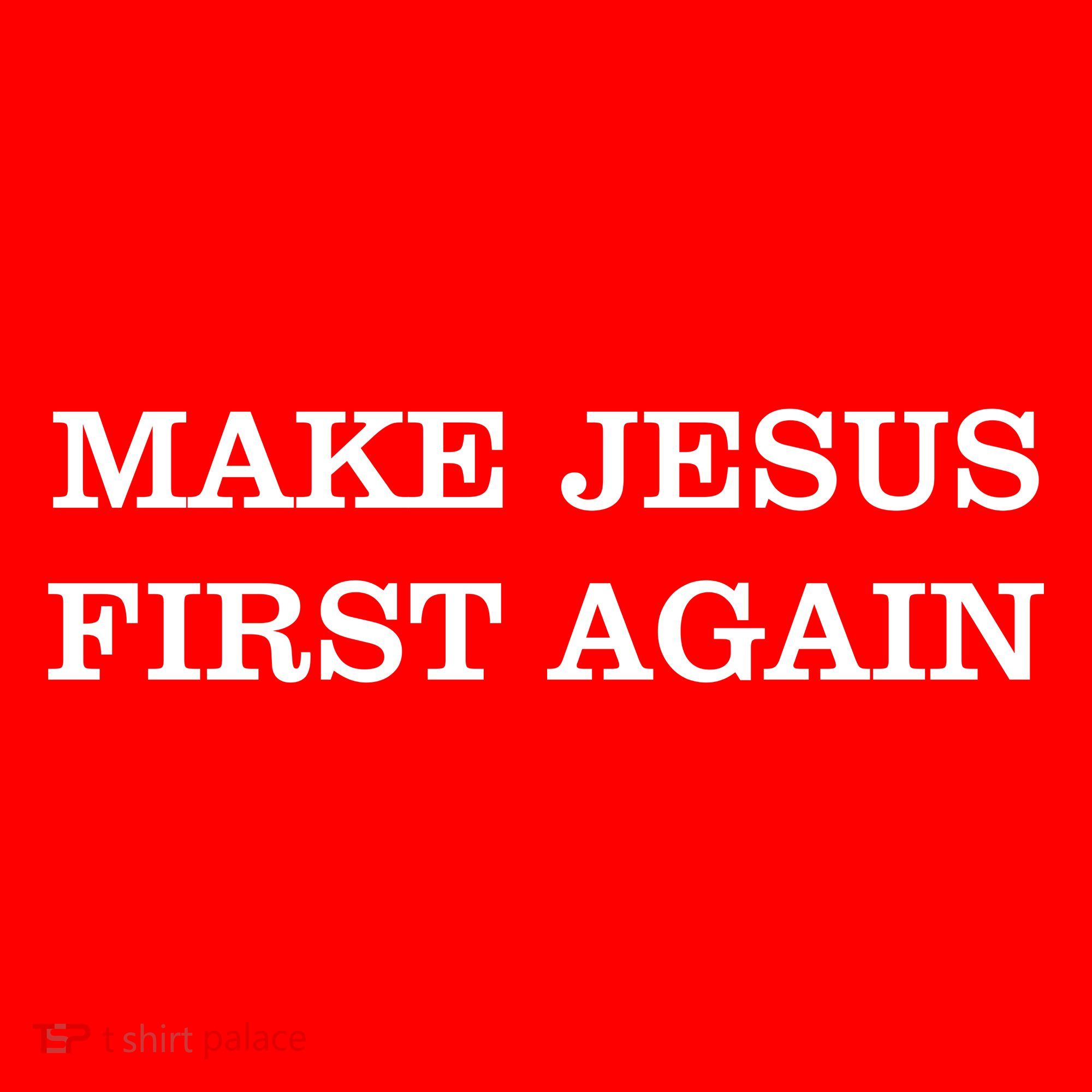 Make Jesus First Again Christian Catholic Faith Ornament