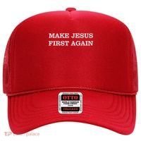 Make Jesus First Again Christian Catholic Faith Hat thumb 0