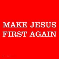 Make Jesus First Again Christian Catholic Faith Kids Long Sleeve Shirt thumb 2