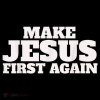 Make Jesus First Again USA-Made Doggie Bandana thumb 2