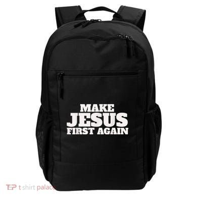 Make Jesus First Again Backpack