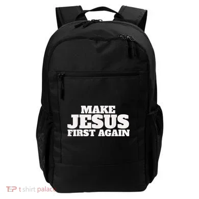 Make Jesus First Again Backpack