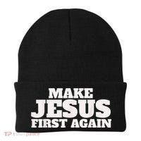 Make Jesus First Again Beanie thumb 0