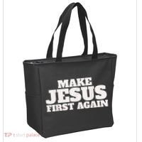 Make Jesus First Again Tote Bag thumb 2