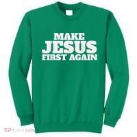 Make Jesus First Again Sweatshirt thumb 0